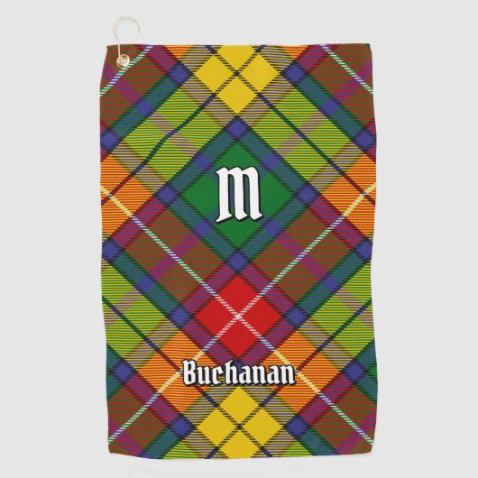 Serviette De Golf Clan Buchanan Tartan (Devant)