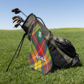 Serviette De Golf Clan Buchanan Tartan (Vert)
