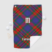 Serviette De Golf Clan Carnegie Tartan (En situation)