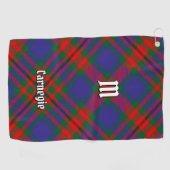 Serviette De Golf Clan Carnegie Tartan (Horizontal)