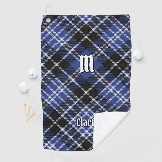 Serviette De Golf Clan Clark Tartan (En situation)