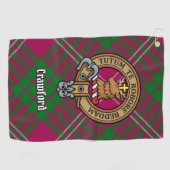 Serviette De Golf Clan Crawford Crest Golf Towne (Horizontal)