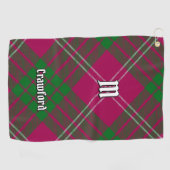 Serviette de golf Clan Crawford Tartan (Horizontal)