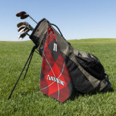 Serviette De Golf Clan Cunningham Tartan (Vert)