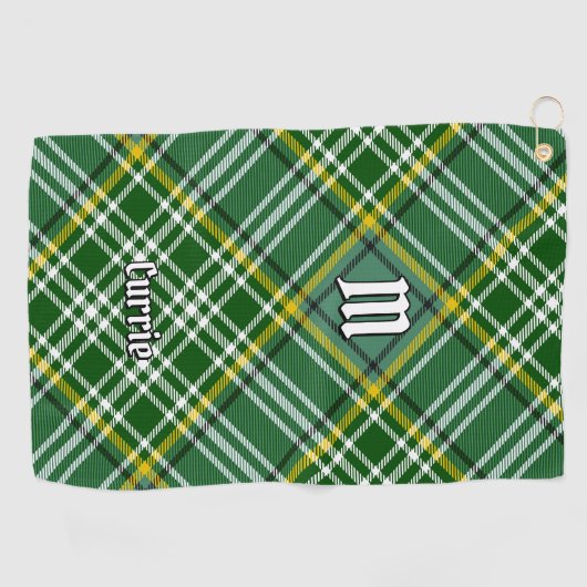 Serviette De Golf Clan Currie Tartan (Horizontal)