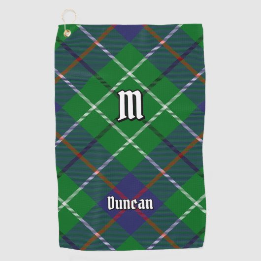 Serviette De Golf Clan Duncan Tartan (Devant)