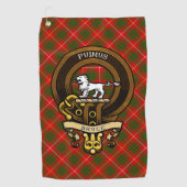 Serviette De Golf Clan écossais Bruce Badge et Crest | Armoiries (Devant)
