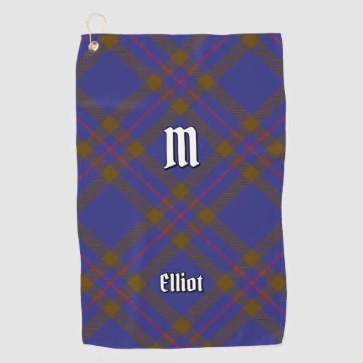 Serviette De Golf Clan Elliot Tartan Tartan Golf Towne (Devant)