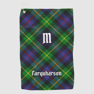 Serviette De Golf Clan Farquharson Tartan Golf Towne