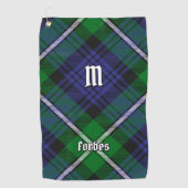 Serviette De Golf Clan Forbes Tartan (Devant)