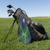 Serviette De Golf Clan Forbes Tartan (Vert)