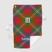 Serviette De Golf Clan Forrester Tartan (En situation)