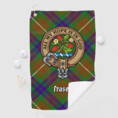 Serviette de golf Clan Fraser Crest (En situation)