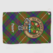 Serviette de golf Clan Fraser Crest (Horizontal)