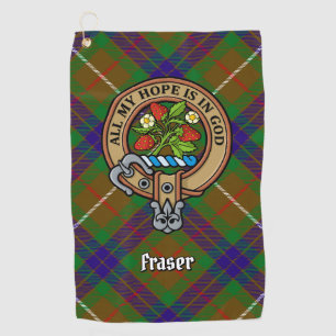 Serviette de golf Clan Fraser Crest