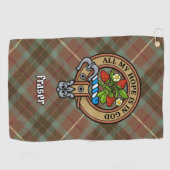 Serviette de golf Clan Fraser Crest (Horizontal)