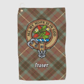 Serviette de golf Clan Fraser Crest (Devant)