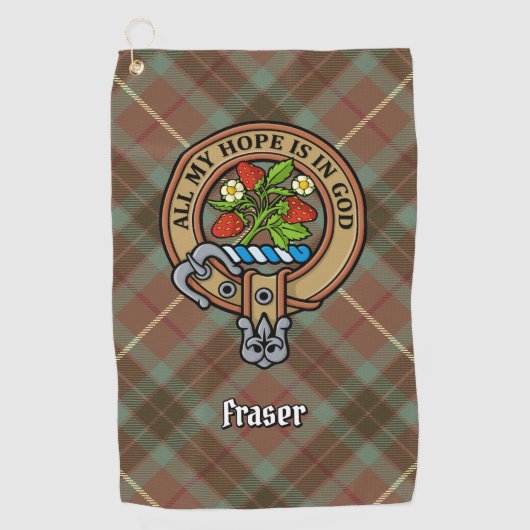Serviette de golf Clan Fraser Crest (Devant)