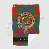 Serviette de golf Clan Fraser Crest (En situation)