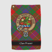 Serviette de golf Clan Fraser Crest (Devant)
