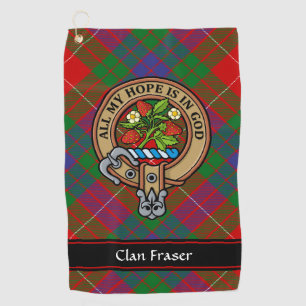 Serviette de golf Clan Fraser Crest