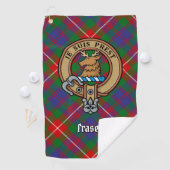 Serviette De Golf Clan Fraser de Lovat Crest (En situation)