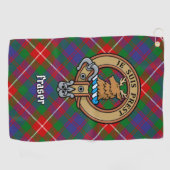 Serviette De Golf Clan Fraser de Lovat Crest (Horizontal)