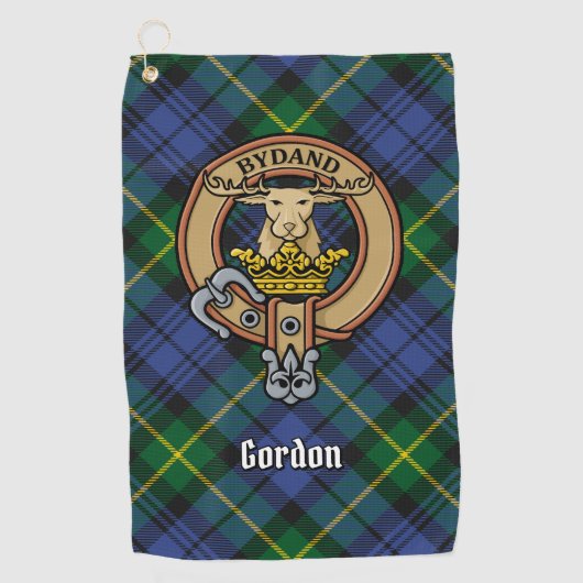 Serviette De Golf Clan Gordon Crest sur Tartan Golf Towne (Devant)