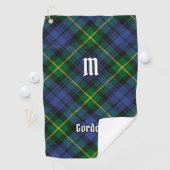 Serviette de golf Clan Gordon Tartan (En situation)