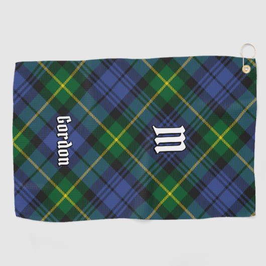 Serviette de golf Clan Gordon Tartan (Horizontal)