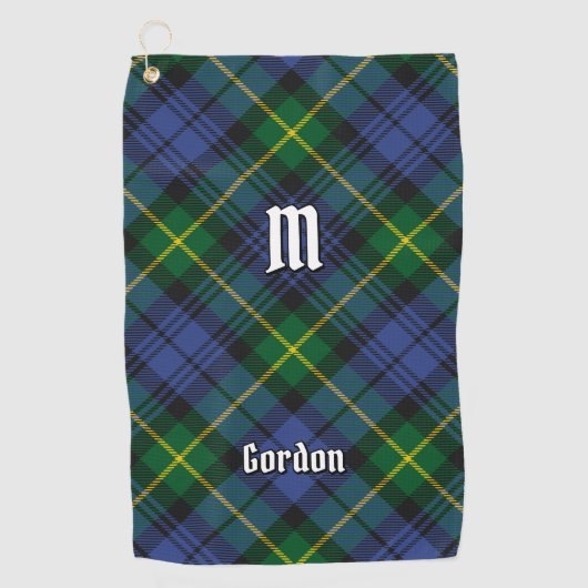 Serviette de golf Clan Gordon Tartan (Devant)