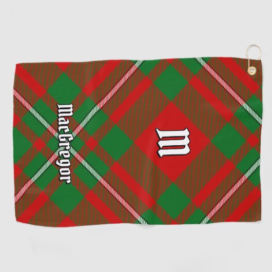 Serviette de golf Clan Gregor Tartan (Horizontal)
