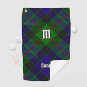 Serviette de golf Clan Gunn Tartan (En situation)