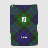 Serviette de golf Clan Gunn Tartan (Devant)