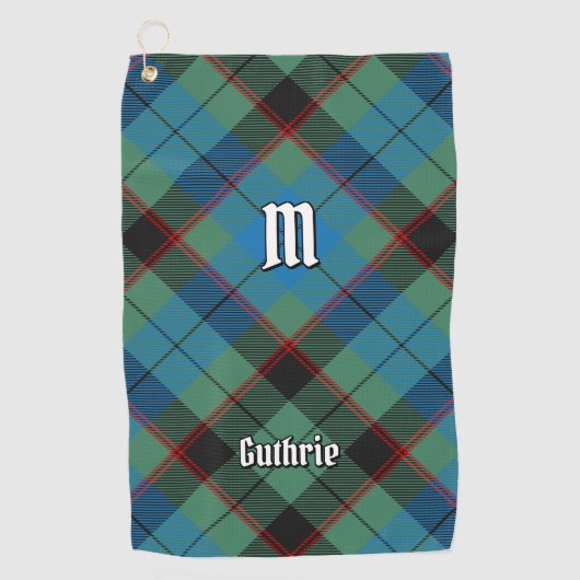 Serviette De Golf Clan Guthrie Tartan (Devant)