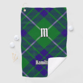 Serviette De Golf Clan Hamilton Chasse Tartan Golf Towel (En situation)