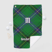 Serviette De Golf Clan Henderson Tartan (En situation)