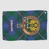 Serviette De Golf Clan Johnston Crest Golf Towel (Horizontal)