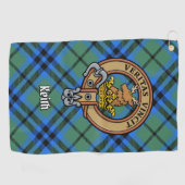 Serviette de golf Clan Keith Crest (Horizontal)