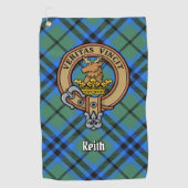Serviette de golf Clan Keith Crest (Devant)