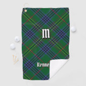 Serviette De Golf Clan Kennedy Tartan (En situation)