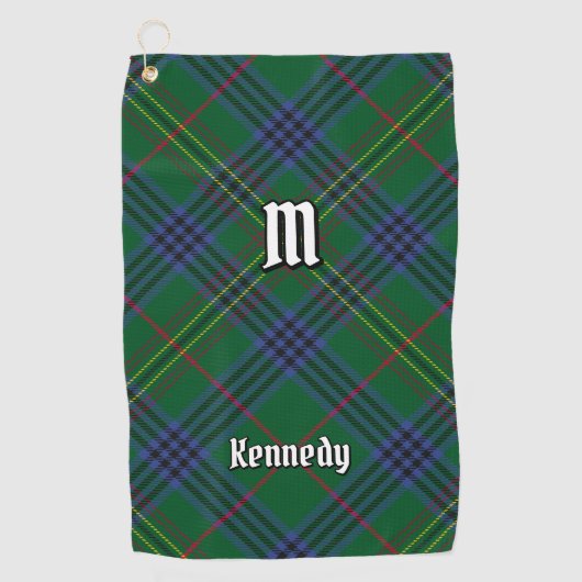 Serviette De Golf Clan Kennedy Tartan (Devant)
