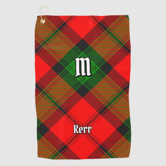 Serviette De Golf Clan Kerr Tartan (Devant)