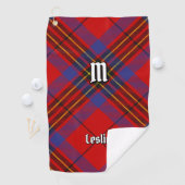 Serviette De Golf Clan Leslie Red Tartan (En situation)