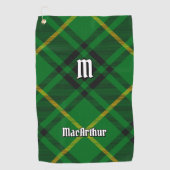 Serviette De Golf Clan MacArthur Tartan (Devant)