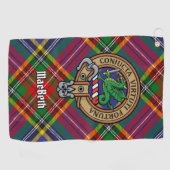 Serviette De Golf Clan MacBeth Crest Golf Towel (Horizontal)