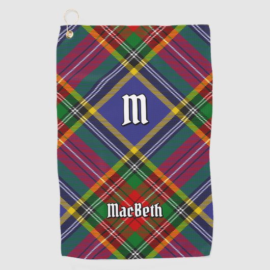 Serviette De Golf Clan MacBeth Tartan Golf Towel (Devant)