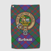 Serviette De Golf Clan MacDonald Crest Golf Towel (Devant)