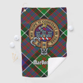Serviette De Golf Clan MacDonald de Clanranald Crest Golf Towel (En situation)