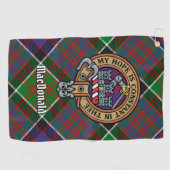 Serviette De Golf Clan MacDonald de Clanranald Crest Golf Towel (Horizontal)